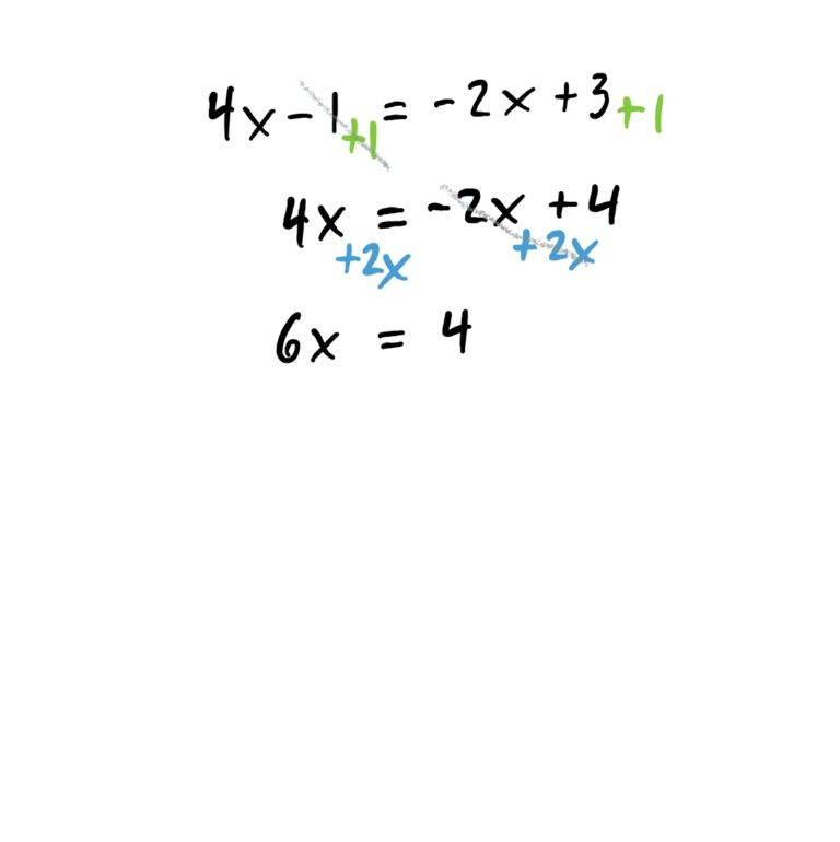 result of adding 2x to both sides